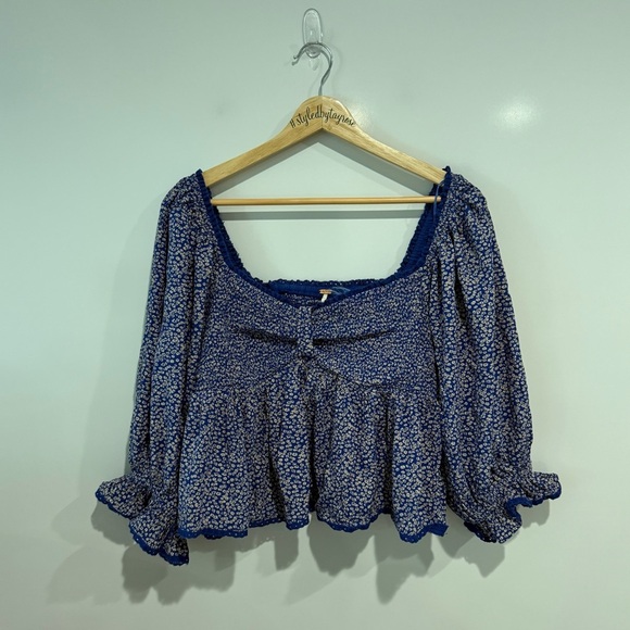 Free People Brittnee Printed Top - Picture 5 of 9